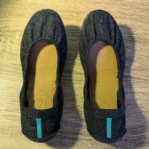 Tieks Vegan Ballet Flats in Greystone (grey), size 8